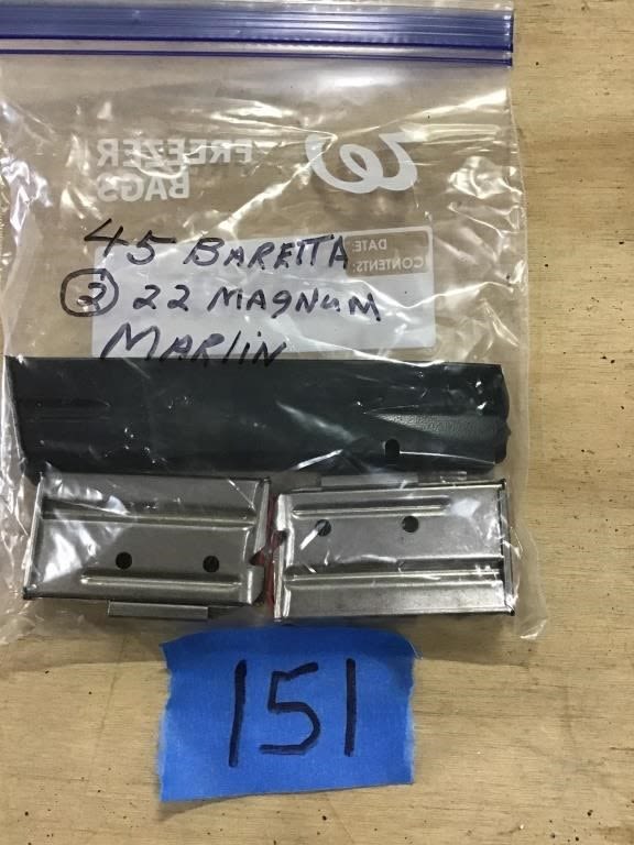 Lot 151: MARLIN. 22. CLIPS