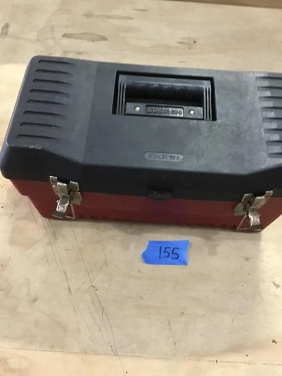 Lot 155: PLASTIC TOOL BOX