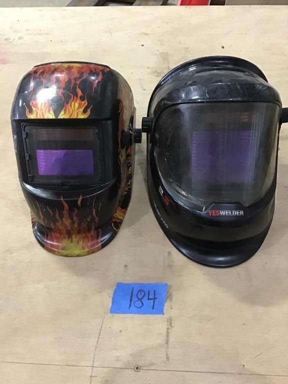 Lot 184: WELDING HELMETS
