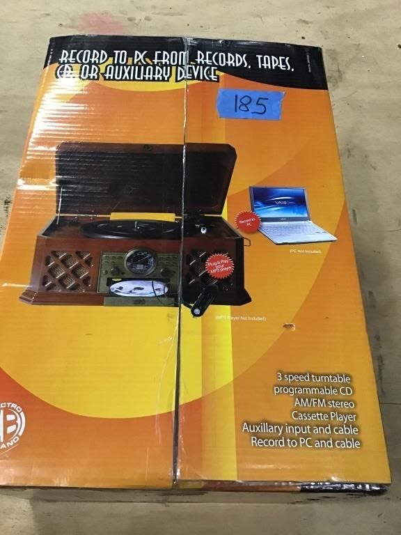 Lot 185: RECORD TO P C.          NIB