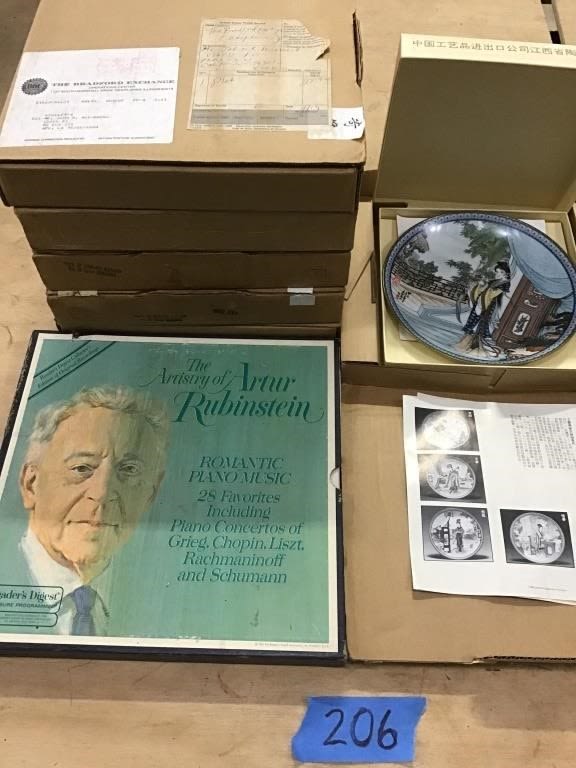 Lot 206: 6 BRADFORD EXCHANGE PLATES,  MUSIC