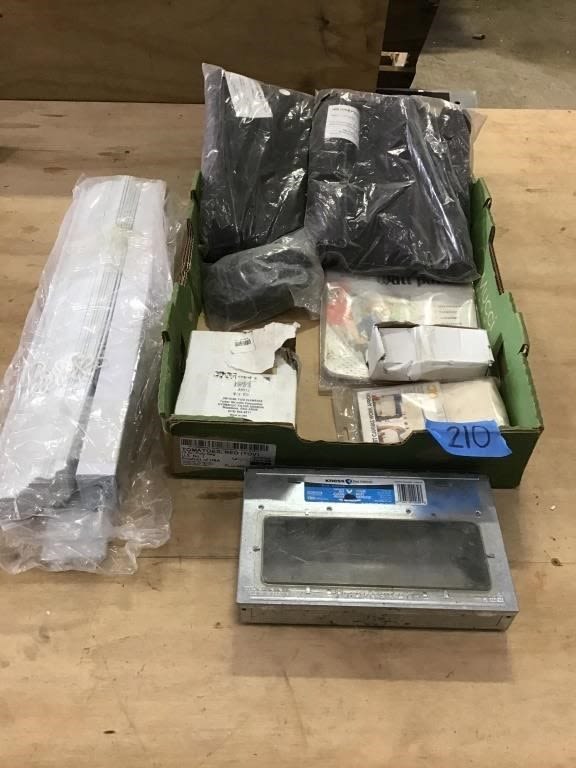 Lot 210: SHADES,  WALL PATCH, MOUSE TRAP, ARM CHAIR PROTECT
