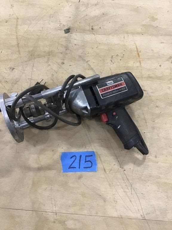 Lot 215: CRAFTSMAN PLUNGE DRILL