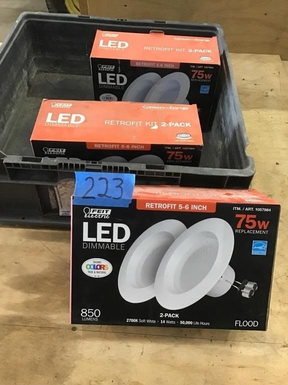 Lot 223: 3 LED LIGHTS