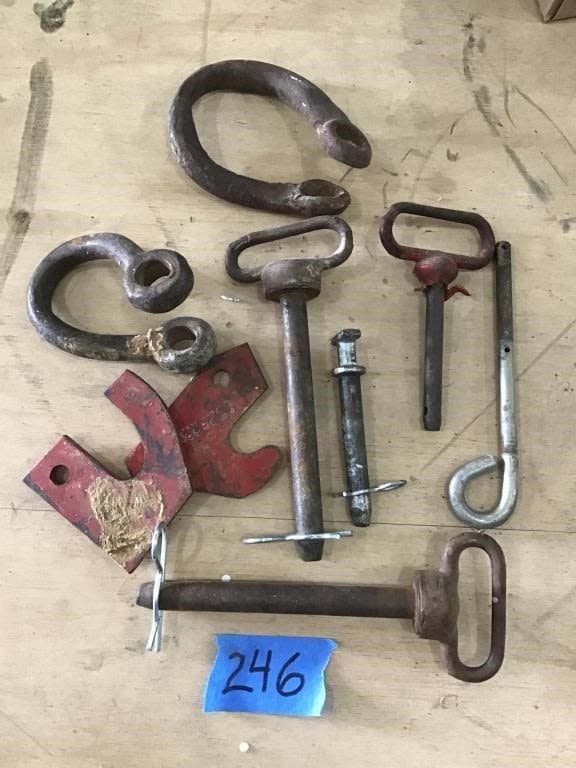 Lot 246: CLEVIS AND HITCH PINS
