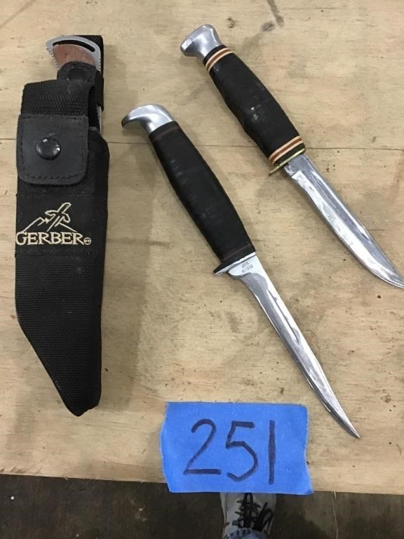 Lot 251: GERBER KNIFE,  CASE XX,  OTHER