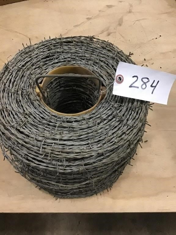 Lot 284: ROLL BARBED WIRE