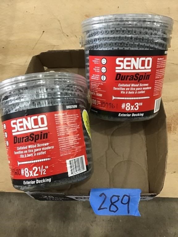 Lot 289: SENCO SCREWS