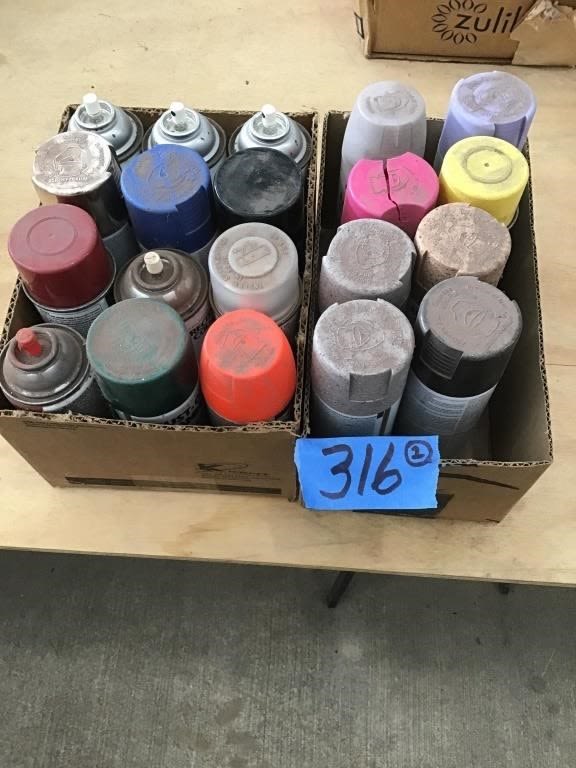 Lot 316: SPRAY PAINT