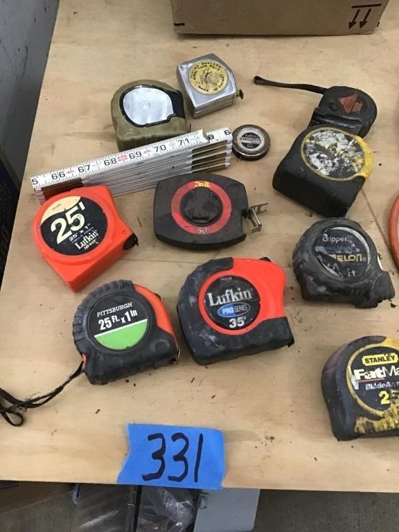 Lot 331: TAPE MEASURES