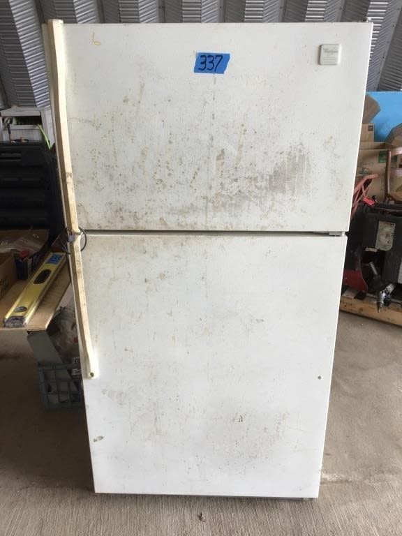 Lot 337: WHIRLPOOL REFRIGERATOR