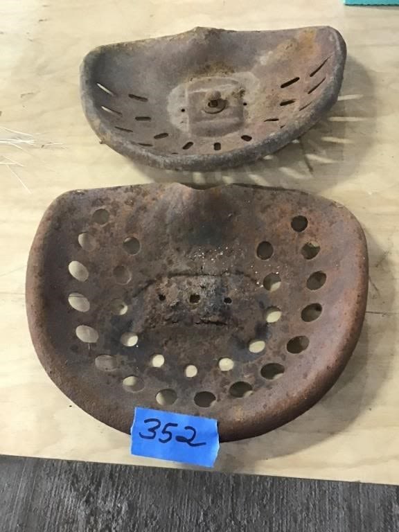 Lot 352: IMPLEMENTS SEATS