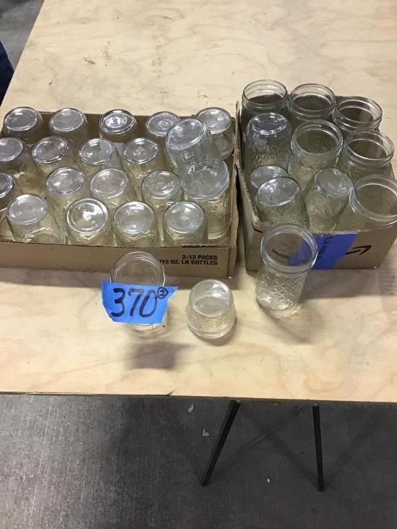 Lot 370: 2. BOXES JELLY JARS