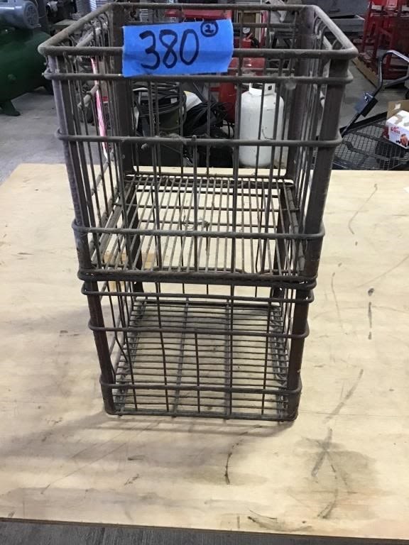 Lot 380: 2. WIRE CRATES