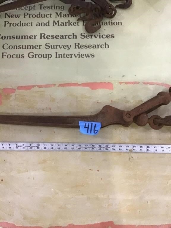 Lot 416: LARGE CHAIN BINDERS