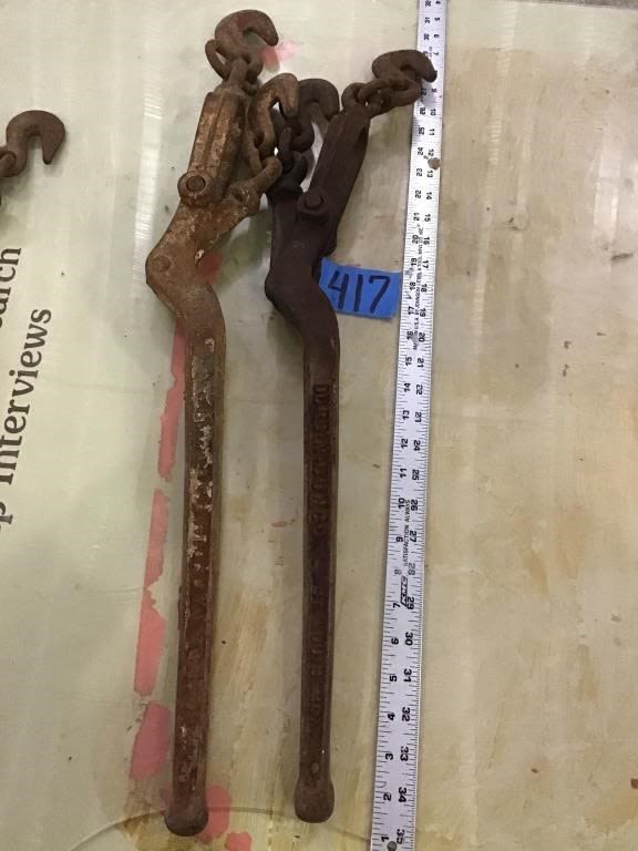 Lot 417: 2. CHAIN BINDERS