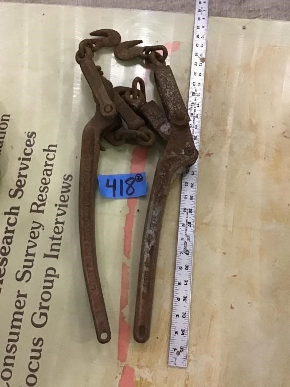 Lot 418: 2. CHAIN BINDERS