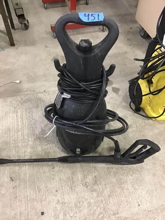 Lot 451: DURA- BUILT ELECTRIC PRESSURE WASHER