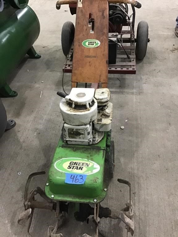 Lot 463: GREEN STAR TILLER.   RUNS