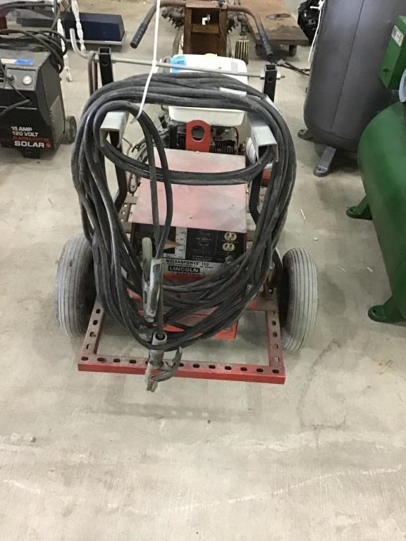 Lot 464: LINCOLN WELDANDPOWER 150 WELDER, KOHLER ENGINE,