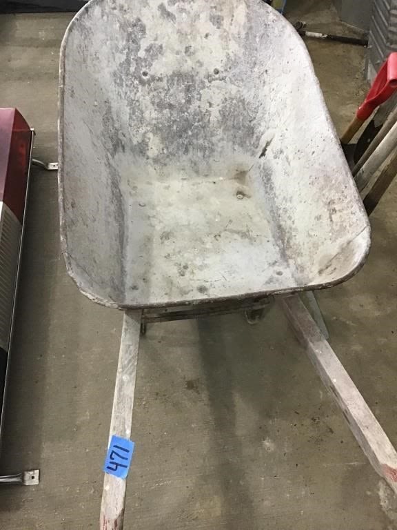 Lot 471: STEEL WHEEL BARROW