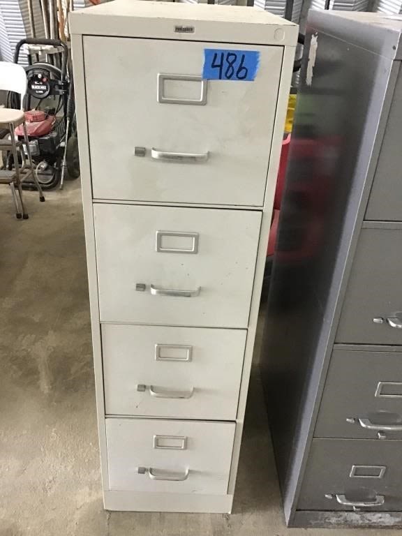 Lot 486: 4. DRAWER FILE CABINET