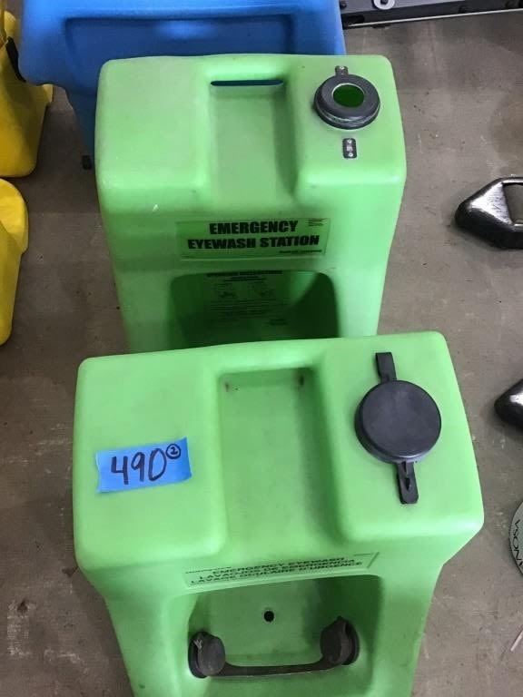 Lot 490: 2. EYE WASH STATIONS