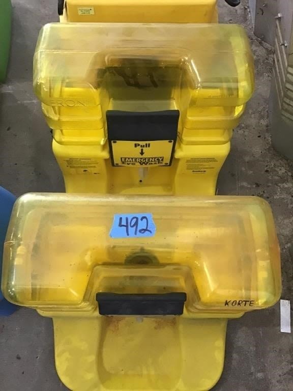 Lot 492: 2. EYE WASH STATIONS