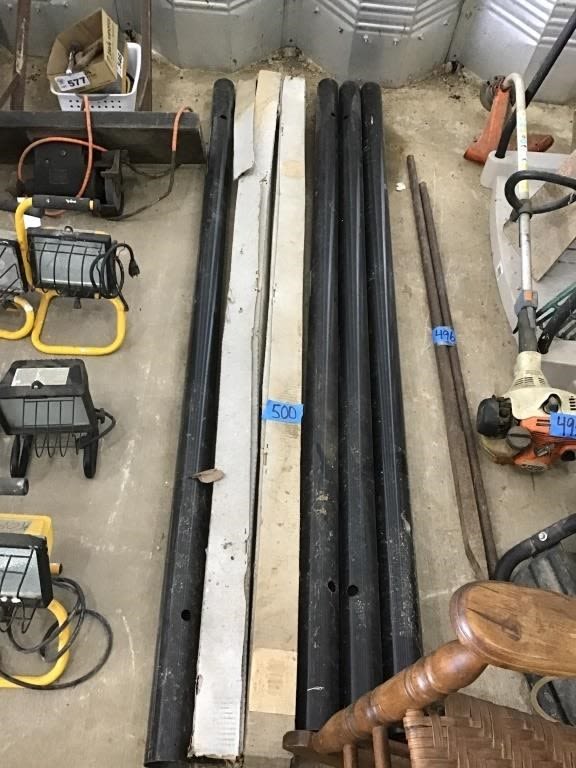 Lot 500: 6.  BASEMENT POLES