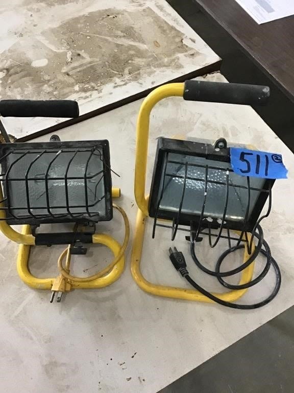 Lot 511: 2. WORK LIGHTS