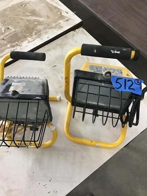 Lot 512: 2. WORK LIGHTS