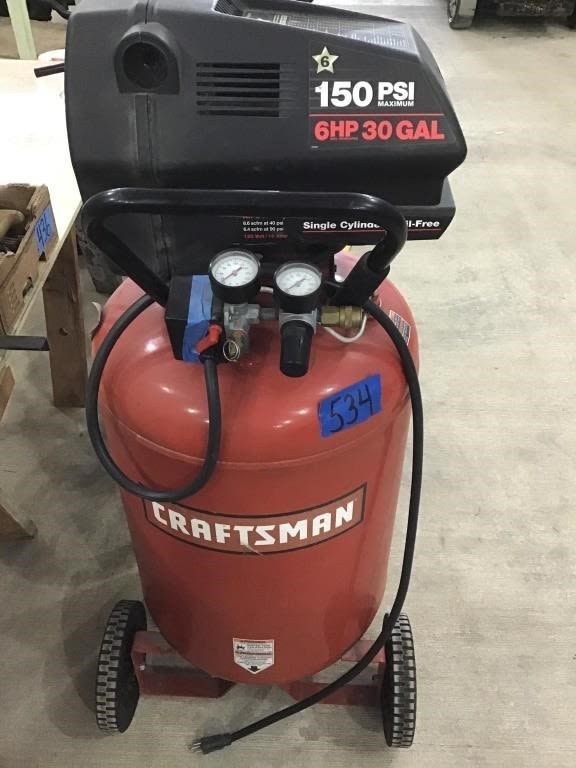 Lot 534: CRAFTSMAN AIR COMPRESSOR