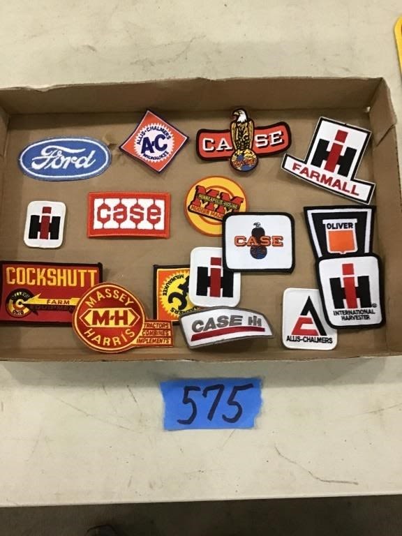 Lot 575: TRACTOR SEW-ON PATCHES