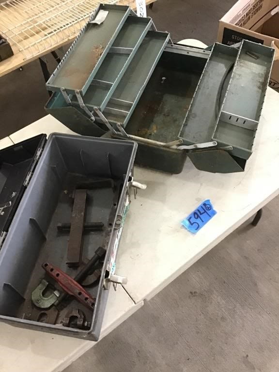 Lot 594: 2 TOOL BOXES