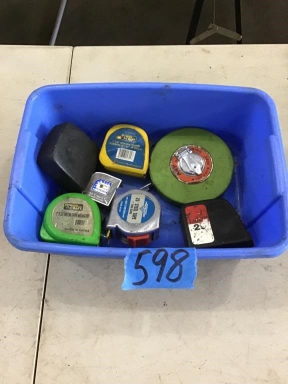 Lot 598: TAPE MEASURES