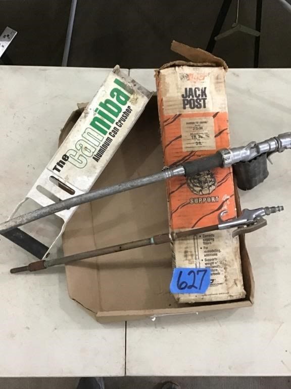 Lot 627: BLOW GUNS,  JACK POST, CAN CRUSHER