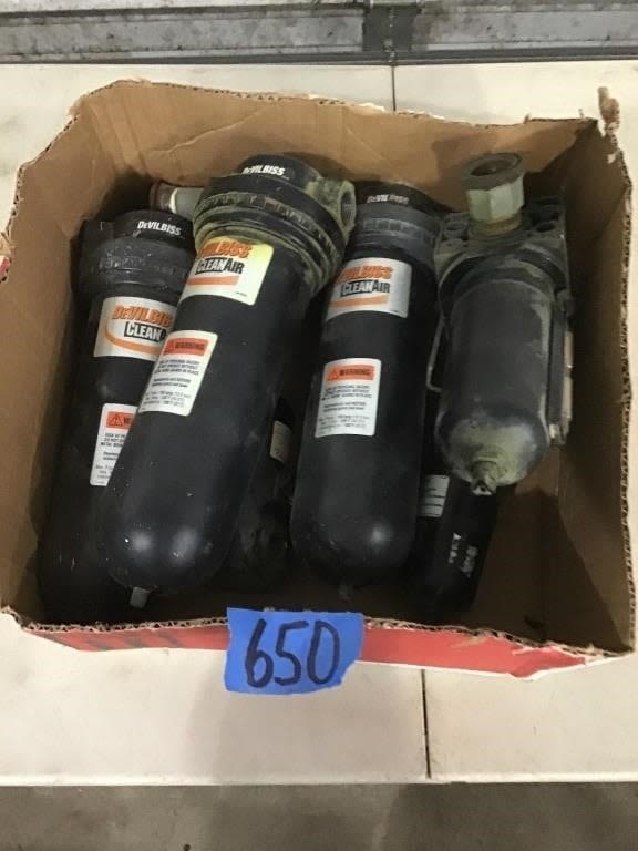 Lot 650: DEVILBISSAIR LINE FILTERS