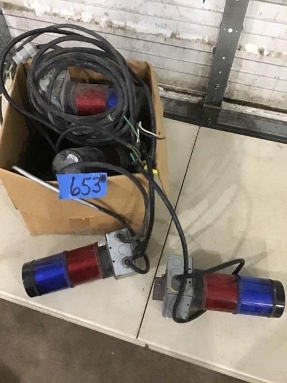 Lot 653: EMERGENCY LIGHTS FOR FIRESSUPRESSION SYSTEM