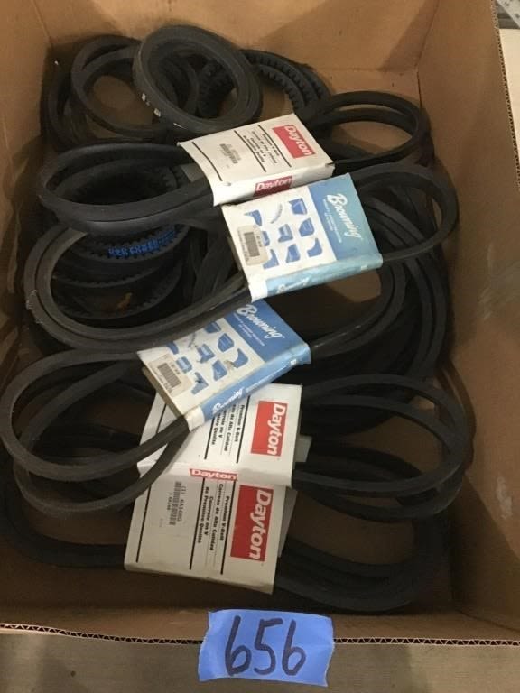 Lot 656: BOX OF "B" BELTS