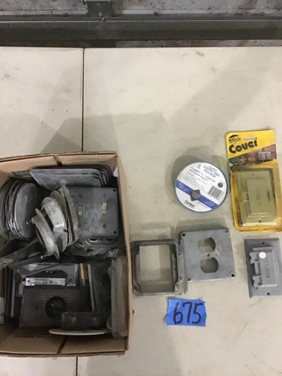Lot 675: ELECTRICAL COVERS