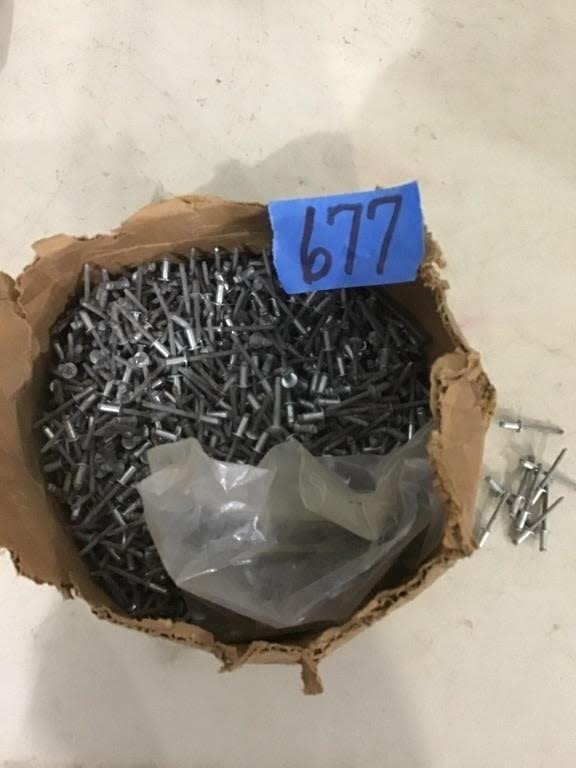 Lot 677: POP RIVETS