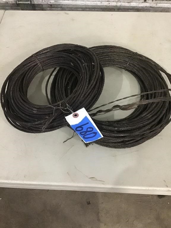 Lot 680: STEEL CABLE