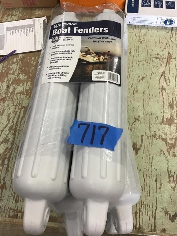 Lot 717: 6. BOAT FENDERS
