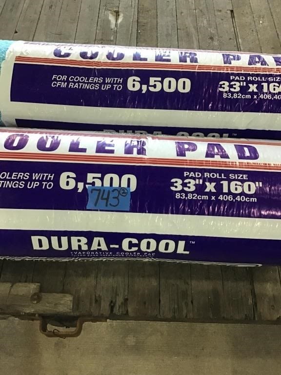 Lot 743: 2.  COOLER PADS