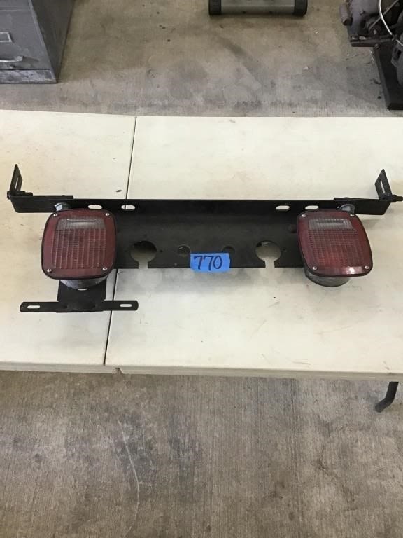 Lot 770: TAIL LIGHT SET UP