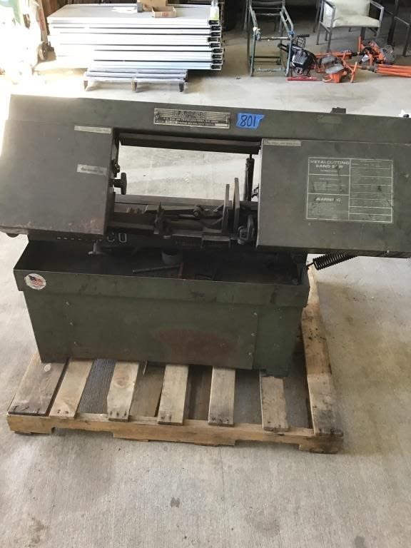 Lot 801: METAL CUTTING BAND SAW