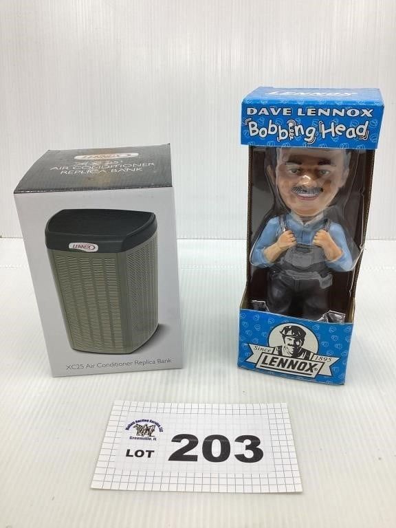 Lot 203: LENNOX AIR CONDITIONER REPLICA BANK / DAVE L