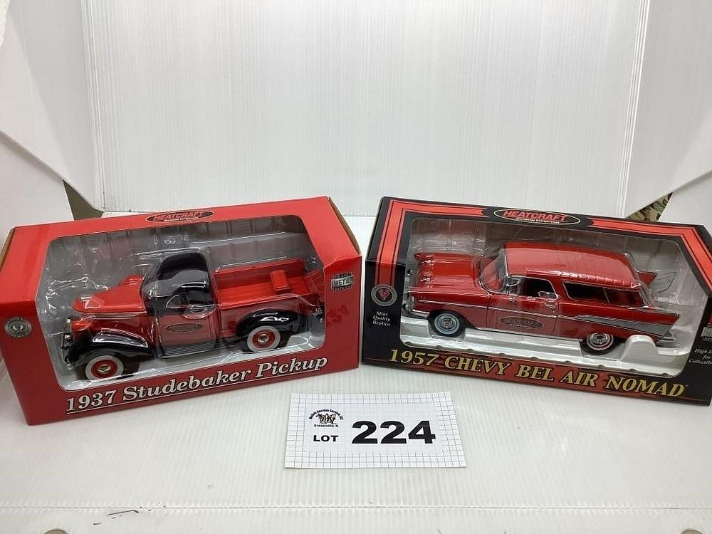 Lot 224: 1:24 SCALE - HEATCRAFT 1937 STUDEBAKER PICKUP /