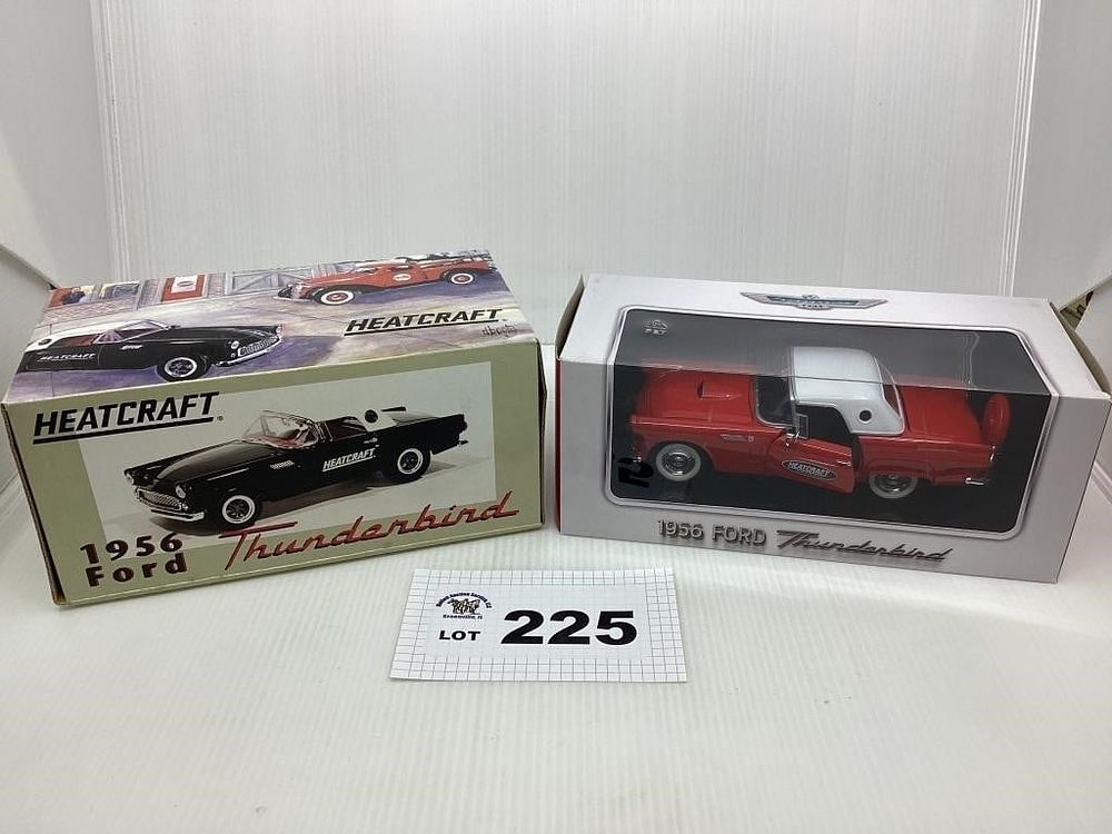 Lot 225: 1:24 SCALE HEATCRAFT 1956 FORD THUNDERBIRDS