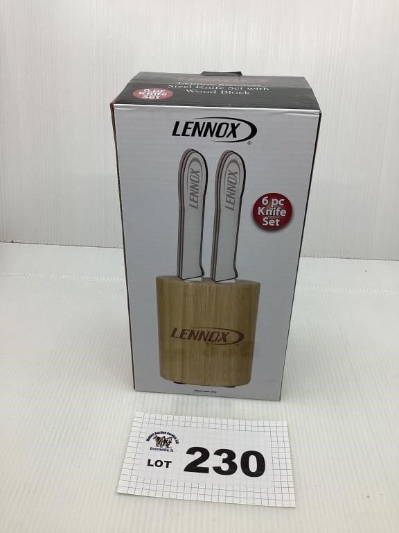 Lot 230: LENNOX 6 PC KNIFE SET